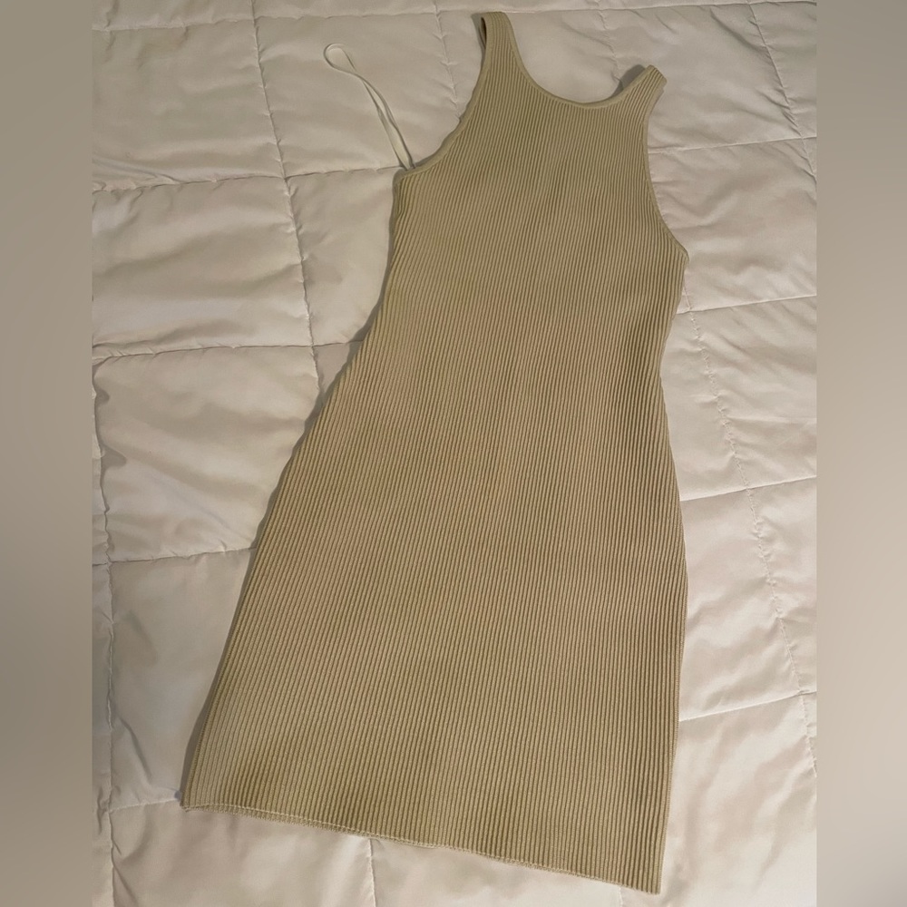 Babaton Sculpt Knit Racer Back Dress